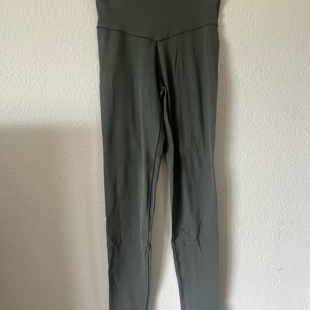 Aerie Green High-Waisted Leggings